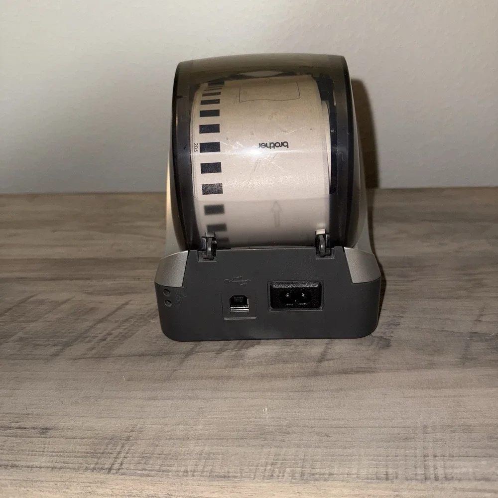 Brother QL-570 Professional Label Printer w/Power Cord s & 1 Extra Roll / Tested